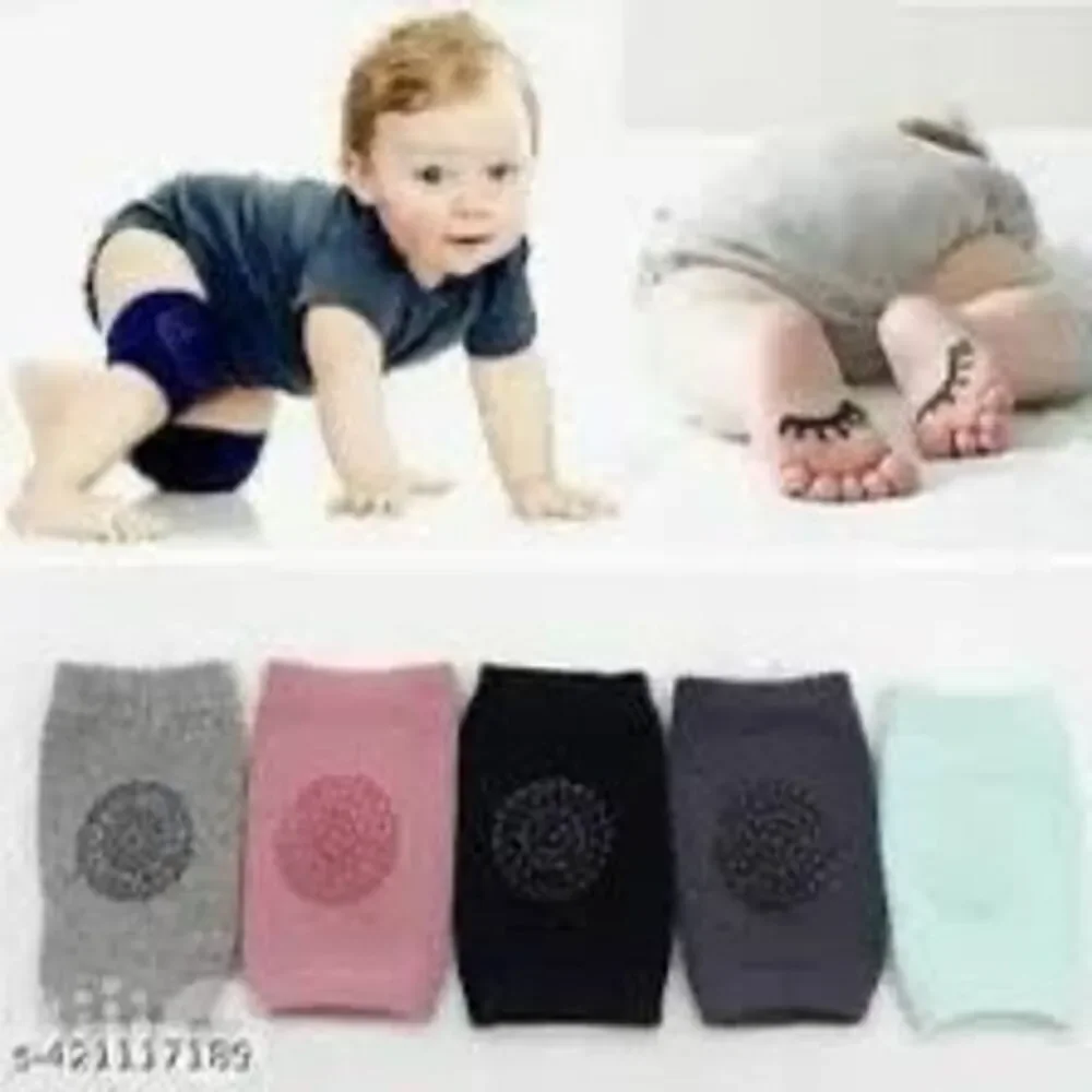 New Baby Kids Safety Knee Pads Multicolor Baby Knee Pads-NWOT